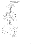 SPOUT Diagram and Parts List for HD1000XS3  Whirlpool Miscellaneous
