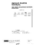 BACKGUARD Diagram and Parts List for 2233W0A  Roper Range
