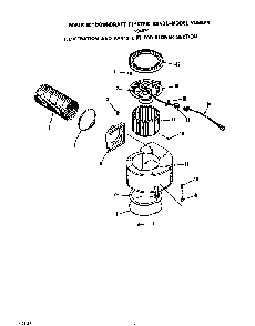 Blower Diagram and Parts List for N9457*0  Roper Range