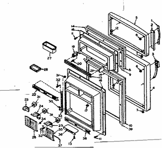 Part Location Diagram of 532319 Whirlpool Door spring