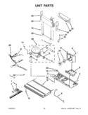 UNIT PARTS Diagram and Parts List for GI0FSAXVY010  Whirlpool Refrigerator