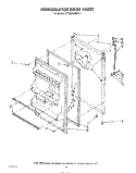 REFRIGERATOR DOOR , NOT ILLUSTRATED Diagram and Parts List for ET18NKXRWR1  Whirlpool Refrigerator