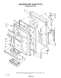 REFRIGERATOR DOOR Diagram and Parts List for ET25DMXVM02  Whirlpool Refrigerator