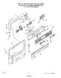MAIN TOP Diagram and Parts List for 2347W0A  Roper Range
