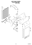 AIR FLOW PARTS, OPTIONAL PARTS (NOT INCLUDED) Diagram and Parts List for 7GS2FHAXTA02  Whirlpool Refrigerator