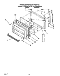 FREEZER DOOR Diagram and Parts List for KTRS22MAAL00  KitchenAid Refrigerator