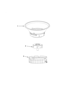 Unit Parts Diagram and Parts List for 5KVJ0333ANA0  KitchenAid Juicer