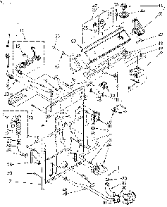 Controls And Rear Panel Diagram and Parts List for LA5580XSN2  Whirlpool Washer