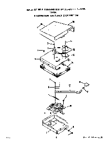 Power Lock Diagram and Parts List for 1346*0A  Roper Range