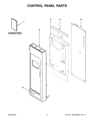 Part Location Diagram of W11219411 Whirlpool Tech Sheet