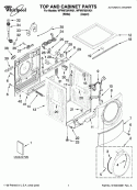 Part Location Diagram of W10217131 Whirlpool Tech Sheet