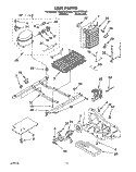 UNIT, LIT/OPTIONAL Diagram and Parts List for RS20DKXBL00  Roper Refrigerator