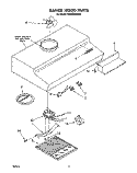SECTION Diagram and Parts List for RH2030WXN0  Whirlpool Range Hood
