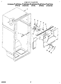 LINER Diagram and Parts List for ET18NKXAW03  Whirlpool Refrigerator