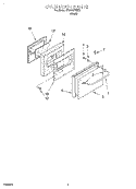 SECTION Diagram and Parts List for RS310PXEB1  Whirlpool Range
