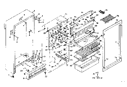 Part Location Diagram of 511361 Maytag Cabinet