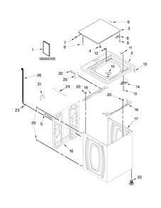 Part Location Diagram of W10630328 Whirlpool Energy guide