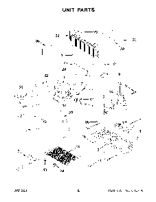 Unit Parts Diagram and Parts List for KRFC302EPA05  KitchenAid Refrigerator
