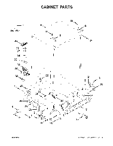 Cabinet parts Diagram and Parts List for WRS315SDHT02  Whirlpool Refrigerator