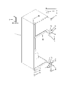 Cabinet parts Diagram and Parts List for 10676393412  Kenmore Refrigerator