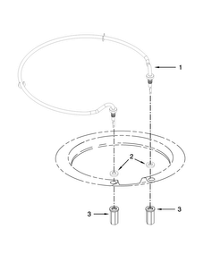 Heater Parts Diagram and Parts List for GLB14BBANA0  Whirlpool Dishwasher