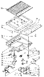Compartment Separator Diagram and Parts List for ET18MKXSN03  Whirlpool Refrigerator