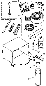 Optional Parts Diagram and Parts List for 4848790811  Kenmore Air Conditioner