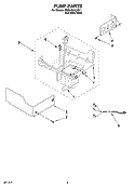 PUMP PARTS Diagram and Parts List for KUIA15NLHS11  KitchenAid Ice Maker