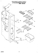 FREEZER LINER Diagram and Parts List for ED22PKXDW01  Whirlpool Refrigerator