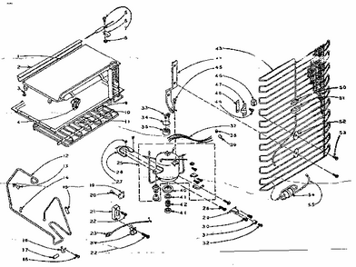 Part Location Diagram of 42689 Whirlpool Refrigerator condenser