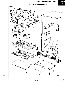 03 - Fresh Food Compartment Diagram and Parts List for RB15CA-2AL  Whirlpool Refrigerator