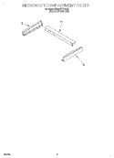 MICROWAVE COMPARTMENT Diagram and Parts List for KEMS377DBS2  KitchenAid Microwave Oven Combo