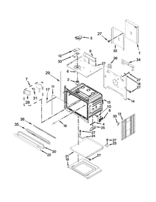 Oven Parts Diagram and Parts List for KEBS207ESS00  KitchenAid Wall Oven