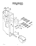FREEZER LINER Diagram and Parts List for ED20ZKXAN02  Whirlpool Refrigerator