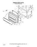 FREEZER DOOR Diagram and Parts List for ET20DKXTF02  Whirlpool Refrigerator