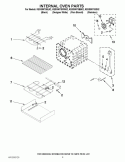 INTERNAL OVEN PARTS Diagram and Parts List for KESS907SBB02  KitchenAid Range