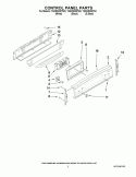 Part Location Diagram of W10218267 Whirlpool PANL-CNTRL