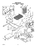 UNIT Diagram and Parts List for ED20PKXAN01  Whirlpool Refrigerator