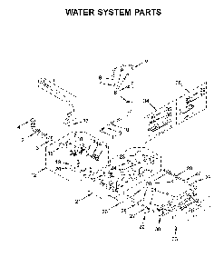 Water system parts Diagram and Parts List for 7MWFC9822HW0  Whirlpool Washer Dryer Combo