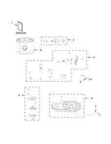 Part Location Diagram of W10850152 Whirlpool CORD-POWER