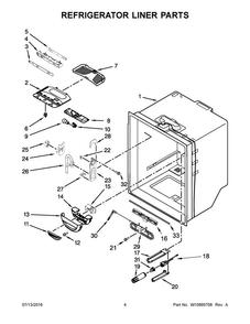 Part Location Diagram of W10860447 Whirlpool CNTRL-ELEC