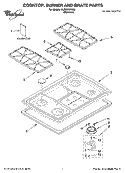 Part Location Diagram of WP9782116 Whirlpool Range Surface Ignitor