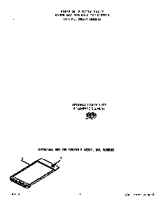 Heavy Duty Canning Element Diagram and Parts List for 2453*9A  Roper Range