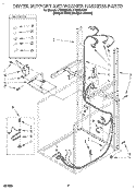 Part Location Diagram of 3396692 Whirlpool HARNS-WIRE