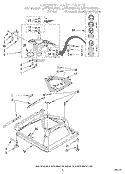 MACHINE BASE Diagram and Parts List for LSV7245AW0  Whirlpool Washer