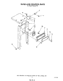 CABINET AND CONTROL Diagram and Parts List for TU4100XTP2  Whirlpool Trash Compactor