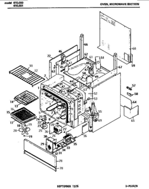 Part Location Diagram of M7D226 Whirlpool TRIM, BEZEL KIT