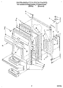 Part Location Diagram of 2156095 Whirlpool Panel, Refrigerator Door (Also Order Item 27) (Almond)