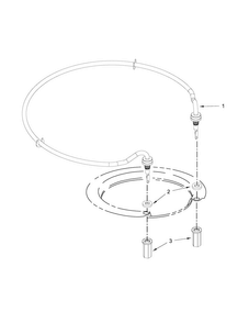Heater Parts Diagram and Parts List for WDT780SAEM0  Whirlpool Dishwasher