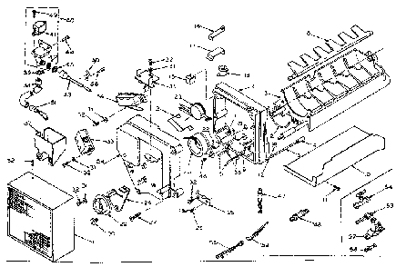 Icemaker Parts Diagram and Parts List for 106W14GIML5  Kenmore Refrigerator